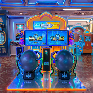 Machine <span class=keywords><strong>de</strong></span> <span class=keywords><strong>jeu</strong></span> d'arcade interactive géante et immersive, type bowling, à monnayeur, avec éclairage néon complet, pour la compétition sportive, équipement <span class=keywords><strong>de</strong></span> divertissement - Product Image 3