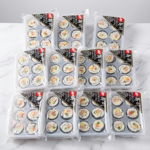 Kimbap Coreano Halal Asiático, Rollo de Sushi Congelado, Comida Japonesa - Product Image 3