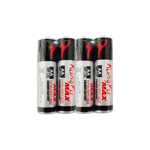 Wholesale Heavy Duty R6 R6p 1.5v 400mah AA Size Aa Double A Zinc Carbon Dry Cell Battery Factory Supplier