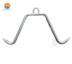 Gancho Industrial para Colgar Carcasas de Cerdo con Tope de Horquilla para Línea de Sacrificio de Cerdos, Gancho de Suspensión para Planta Procesadora de Carne - Product Image 3