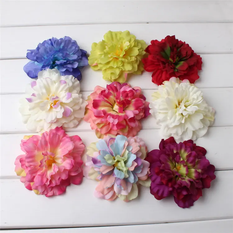 DIY materials high quality silk flowers wedding decorations artificial flowers rose heads