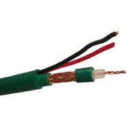 Câble coaxial d'alimentation pour caméra CCTV RG59 + 2 cœurs 75 ohms