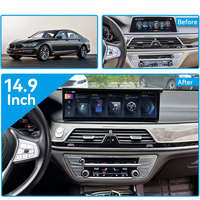 Reproductor Multimedia para Auto Android 13 de 14.9 Pulgadas con Carplay para BMW 7/X3 G11 G12 2016-2018, GPS, Navegación, Radio, MP3, Unidad Principal