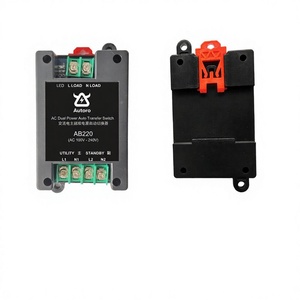 สวิตช์โอนถ่ายไฟฟ้าอัตโนมัติสำรองหลัก 220V AC รุ่น AB220, สวิตช์เปลี่ยนแหล่งจ่ายไฟอัตโนมัติแบบคู่ สำหรับใช้ในบ้าน K68 - Product Image 1