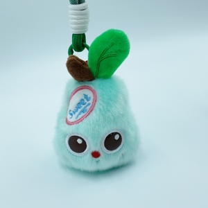 Mini peluche fruitée douce et agréable pour la peau avec rembourrage en coton PP, porte-clés fruits assortis, emballage <span class=keywords><strong>cadeau</strong></span> personnalisé pour la vente en gros aux centres commerciaux - Product Image 5