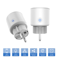 Prise intelligente SIXWGH avec moniteur de puissance, TUYA WiFi 16A 3840W, prise robuste, commande vocale Alexa Google Home