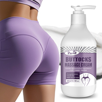 RUOALL 300ml Bouteille blanche à pression Crème de massage pour les hanches 1