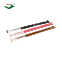 Pailles en paille de riz biodégradables, jetables, naturelles, compostables, de qualité alimentaire, sûres et comestibles, 197 mm