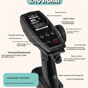 รถบังคับวิทยุ LD1804B LD1804R A04 1/18 MX5 รุ่นดริฟท์ พร้อมไจโรสโคป รถ RC ไฟฟ้า รถ RC พลิกได้ พร้อมไฟจำลอง ของเล่นรถบังคับวิทยุ - Product Image 5