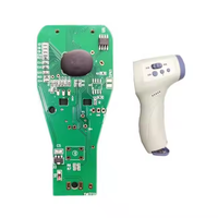 Thermomètre frontal infrarouge numérique médical personnalisé OEM ODM carte de circuit imprimé carte PCB assemblage PCBA