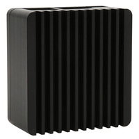 Radiateur de dissipation thermique en aluminium personnalisé en usine, boîtier en alliage série 6000, usinage CNC, soudage, découpe et pliage sur mesure