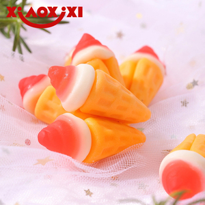 Halal Cream Fresas Conos de helado Candy Marshmallow Helado Golosinas - Product Image 3