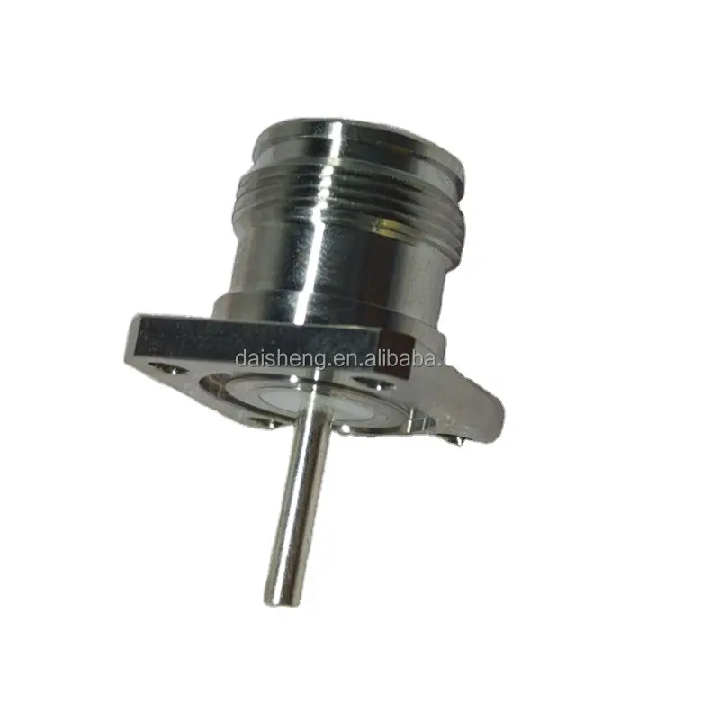 HF-Koaxialflansch-Mikrost reifen anschluss N Typ 4.3-10 Buchse gerade Rg402 Lmr 400 Crimp klemm verbinder