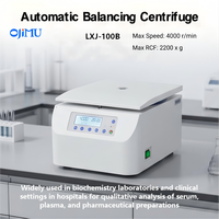 Centrifugeuse automatique à basse vitesse LXJ-100B, équilibrage automatique, 4000 tr/min max, capacité 300 ml, contrôle par microprocesseur, écran tactile LCD