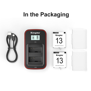 Kit de cargador y batería de polímero de litio de repuesto KingMa Enduro para cámara <span class=keywords><strong>Gopro</strong></span> Hero 13 - Product Image 2