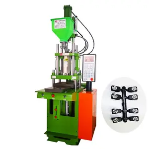 Máquina de inyección de plástico Vertical automática, 450ST, para cargador, Pieza de plástico electrónico, máquina de moldeo por inyección Vertical
