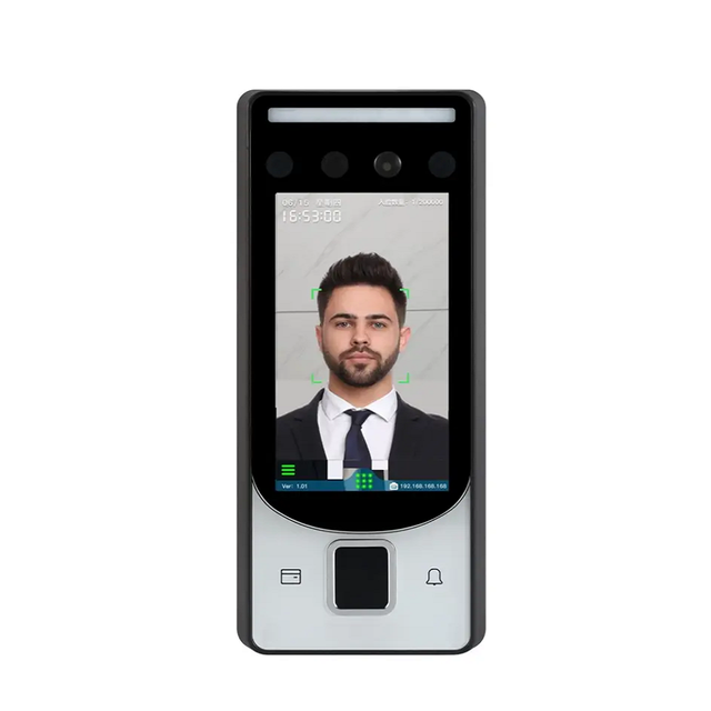 Biometric 3D Facial Recognition Access Control System Palm Time and Attendance Device Fingerprint QR Scan Employee Time Clock