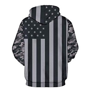 Sudadera con Capucha Impermeable para Hombre, de Felpa Lisa Teñida, Poliéster/Algodón, Precio de Fábrica - Product Image 4