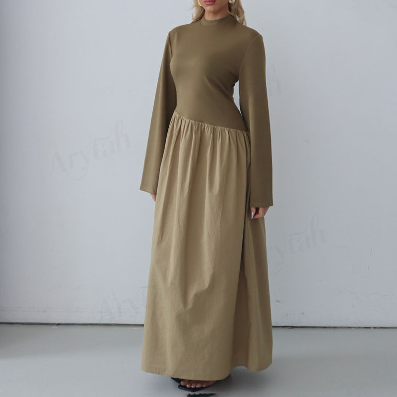 chambray dress fall outfit Ode Dress in Peony main image 1