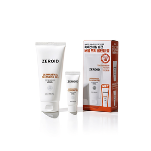 Gel nettoyant Zeroid Dermanewal 200ml, coffret avec 25ml en cadeau, pour tous types de peaux, formule K Beauty - Product Image 2