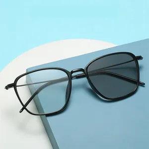 Фотохромные TR90 многоугольные UV400 розовые женские очки lunettes-солнечные оправы homm оптические оправы Оптовая Продажа фотохромные очки