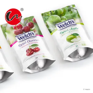 Goede Kwaliteit Custom Gedrukt Gedroogd Fruit Verpakking Stand Up Plastic Zak Recycling