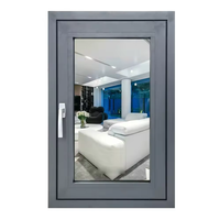 Ventanas y Puertas de Fábrica, Ventanas Abatibles Personalizadas, Ventanas Abatibles de Aluminio con Rotura de Puente Térmico, Impermeables y Acústicas para Hogares Modernos