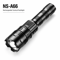 Lampe torche d'urgence en alliage d'aluminium étanche IP44, rechargeable USB Type-C, mise au point réglable, 1000+ lumens, camping, extérieur