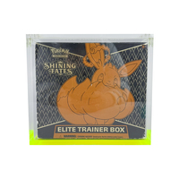 Boîte de présentation ETB personnalisable en acrylique de qualité supérieure Yageli, imprimée au laser, avec fermeture à bouton, base colorée, pour ranger des cartes précieuses