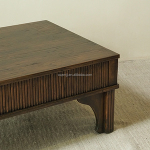 Mesa de Centro de Madera Sólida, Mesa de Centro Moderna de Madera, Muebles para Sala de Estar, Proveedor Mayorista Comercial - Product Image 2