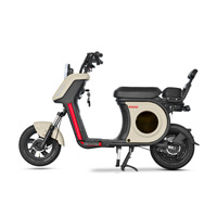 Motocicleta Eléctrica de Dos Ruedas Estilo Harley de 1000W, Apta para Adultos, para Deportes y Desplazamientos, con una Autonomía de 40 Kilómetros
