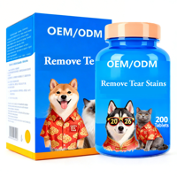 AINA Comprimés anti-taches de larmes à la taurine pour chats et chiens - Absorption rapide, Sûrs, Soutien immunitaire, Vitamines et Minéraux