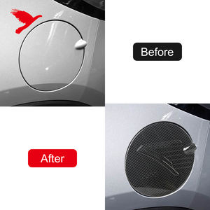 Pour <span class=keywords><strong>Ford</strong></span> <span class=keywords><strong>Puma</strong></span> 2019-2025 <span class=keywords><strong>accessoires</strong></span> extérieurs de voiture tasse de gaz huile réservoir de carburant couverture garniture ABS Fiber de carbone Style 1PC - Product Image 3