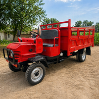 Meilleures ventes : Camion benne sur roues tout-terrain pour vergers, auto-déchargeur, transporteur à haute efficacité