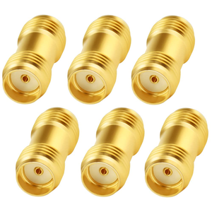 SMA-KK S-MA ขั้วต่อตัวเมียถึงตัวเมีย S-MA ขั้วต่อโคแอกเซียล RF อะแดปเตอร์ RF - Product Image 1