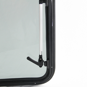 Ventana Abatible para Caravana, Vidrio Templado, 500*450mm, con Mosquitera y Persiana Enrollable para Remolque de Viaje y Autocaravana - Product Image 3