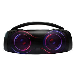 Altavoz Bluetooth Portátil Hype con Entradas USB y Auxiliar, Puertos para Micrófono Dual y Batería Recargable de 5 Horas, Negro - Product Image 1