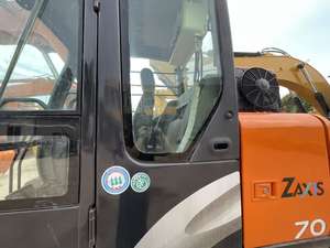 Miniexcavadora Hitachi ZX70 de segunda mano, miniexcavadora de 7 toneladas, precio en buen estado Original de Japón con componentes de motor de núcleo - Product Image 2