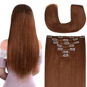Wholesale Invisible <b>Clip</b>-<b>in</b> <b>Hair</b> <b>Extension</b> <b>Seamless</b> Virgin Remy <b>Hair</b> China European <b>Hair</b> 100% Human <b>Hair</b> <b>Extensions</b> Machine - Product Image 1