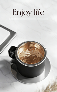 Tasse Thermos Isotherme en Acier Inoxydable Portable, Cadeau d'Affaires, Tasse à Thé avec Séparateur, pour Utilisation en Extérieur, au Bureau et en Voiture - Product Image 4