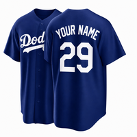 Jersey Baseball Bordir Tackle Twill Los Angeles, Promo Panas # 29 Kain jaring jersey edisi terbatas