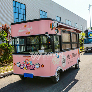 Factory Price Custom Electric <b>Concession</b> Food Truck Stainless Steel Worktop Mobile Vending Van For Fried Chicken BBQ Sale - Product Image 2