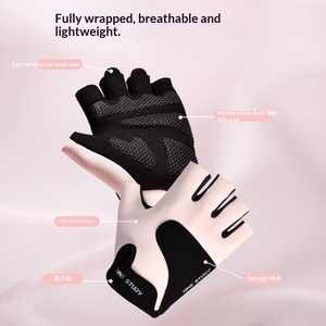 Cycling Anti-slip Anti-sweat Men Women Half <b>Finger</b> Breathable Anti-shock Sports <b>Bike</b> Glove - Product Image 3
