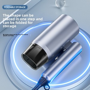 Máy sấy tóc mini cầm tay công suất cao với tính năng gấp ba tốc độ nóng và lạnh cho sinh viên tại nhà khách sạn tiệm làm tóc - Product Image 5