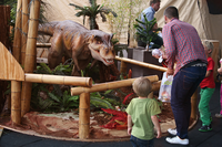 Modèle de dinosaure t-rex géant étanche et réaliste à vendre modèle animal de simulation de dinosaure
