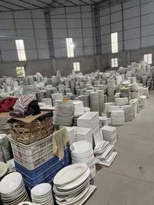 مجموعة أطباق طعام من السيراميك الأبيض متوفرة من المصنع مباشرة بسعر الجملة الرخيص، أوعية وأطباق وصحون مع تغليف متنوع - Product Image 4