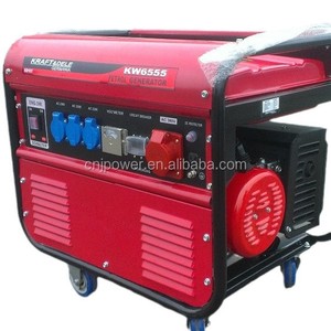 Sh6500 <b>Gasoline</b> <b>Generator</b> 5 6 7Kw Single Phase Air Cooled Portable Wheeled For Construction Farm Outdoor Use - Product Image 5
