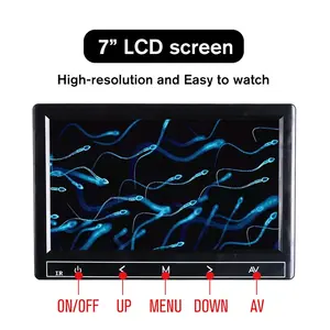 SCIEDU 7 pouces LCD <span class=keywords><strong>Microscope</strong></span> numérique professionnel de sperme laboratoire de biologie monoculaire électronique 5MP LED <span class=keywords><strong>Microscope</strong></span> composé numérique Usb - Product Image 4