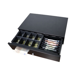 MAKEN 500 supermercato senza fili <span class=keywords><strong>registratore</strong></span> <span class=keywords><strong>di</strong></span> <span class=keywords><strong>cassa</strong></span> 8 banconote 8 monete cassetto contanti per la vendita - Product Image 6