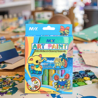 6 couleurs 3D fenêtre peinture ensemble 10.5ML enfants non cuisson bricolage manuel remplissage Transparent Art coloriage Liner verre peinture colle